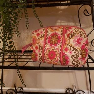 Vera Bradley large cosmetic bag